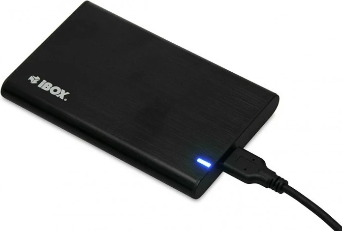 Zunanji nosilec za HDD/SSD 2,5'', iBox HD-05, črn