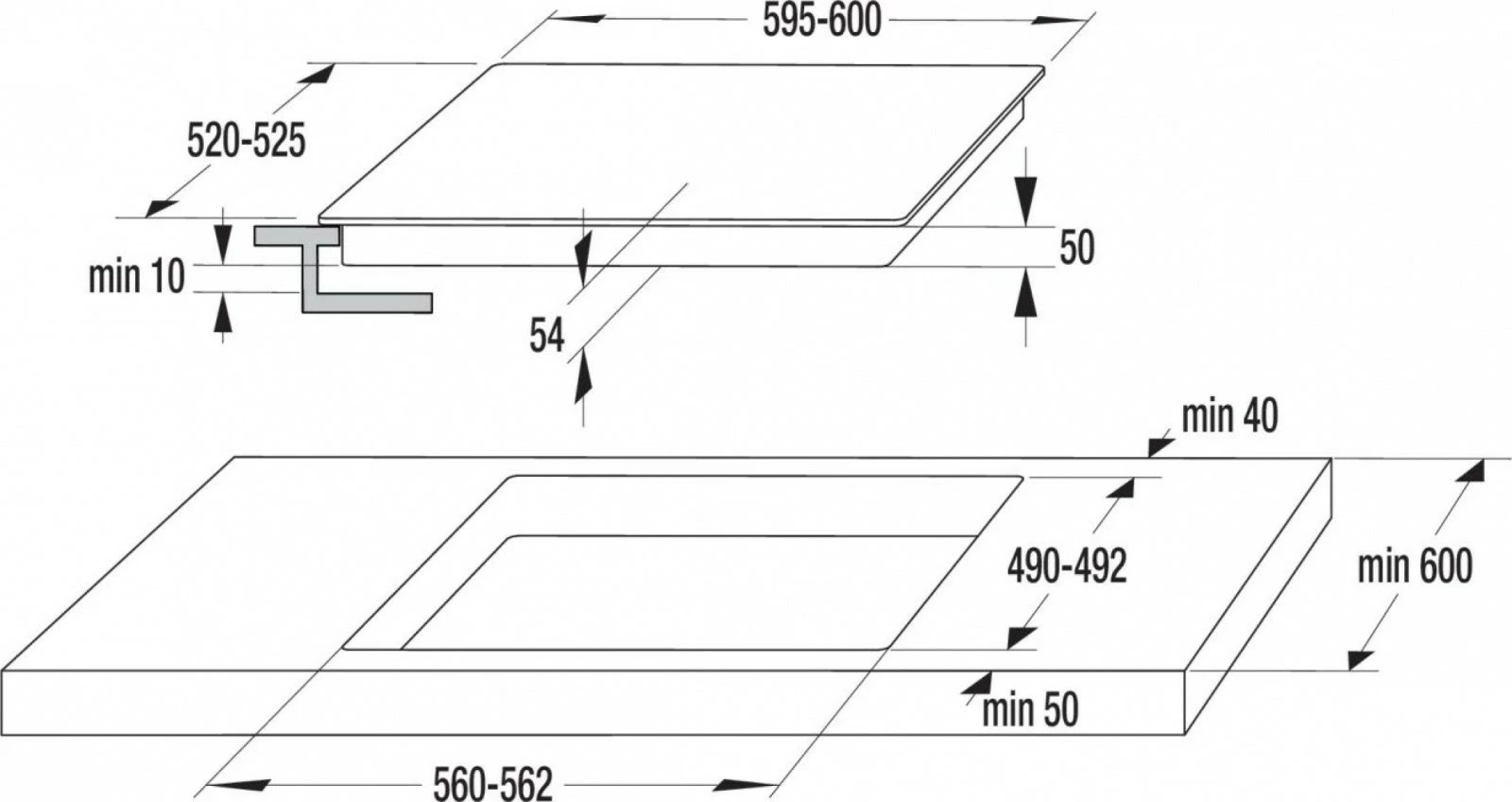 Indukcijska kuhalna plošča, 4 območja, Touch Control, črna, Gorenje GI6432BCWF