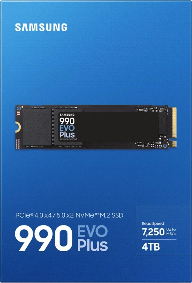 SSD 4 TB M.2 PCIe 4.0, Samsung MZ-V9S4T0BW, črn