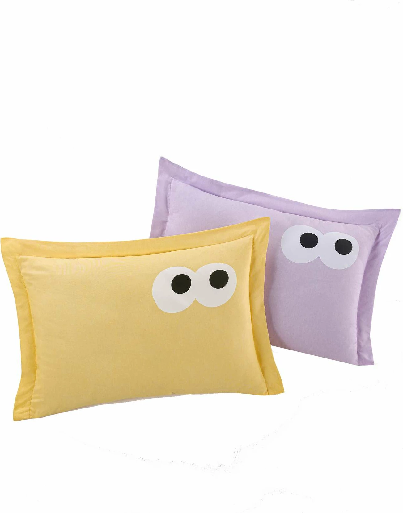 Set rjuh za dvojno posteljo Funny Črtast, rumena