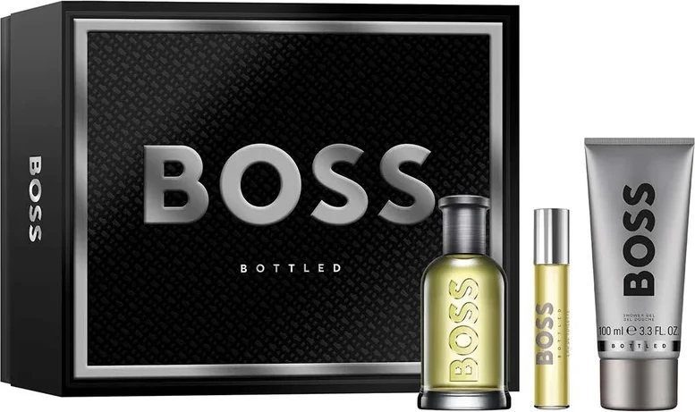 Set Eau de Toilette za moške Hugo Boss Bottled 100 ml + 10 ml + gel za tuš 100 ml