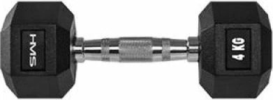 Utež za vadbo 4 kg HMS HEX PRO