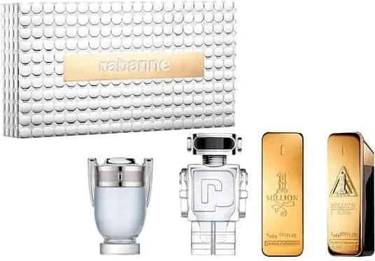 Set miniatur dišav Eau de Toilette in Eau de Parfum za moške, Paco Rabanne, 4x5ml