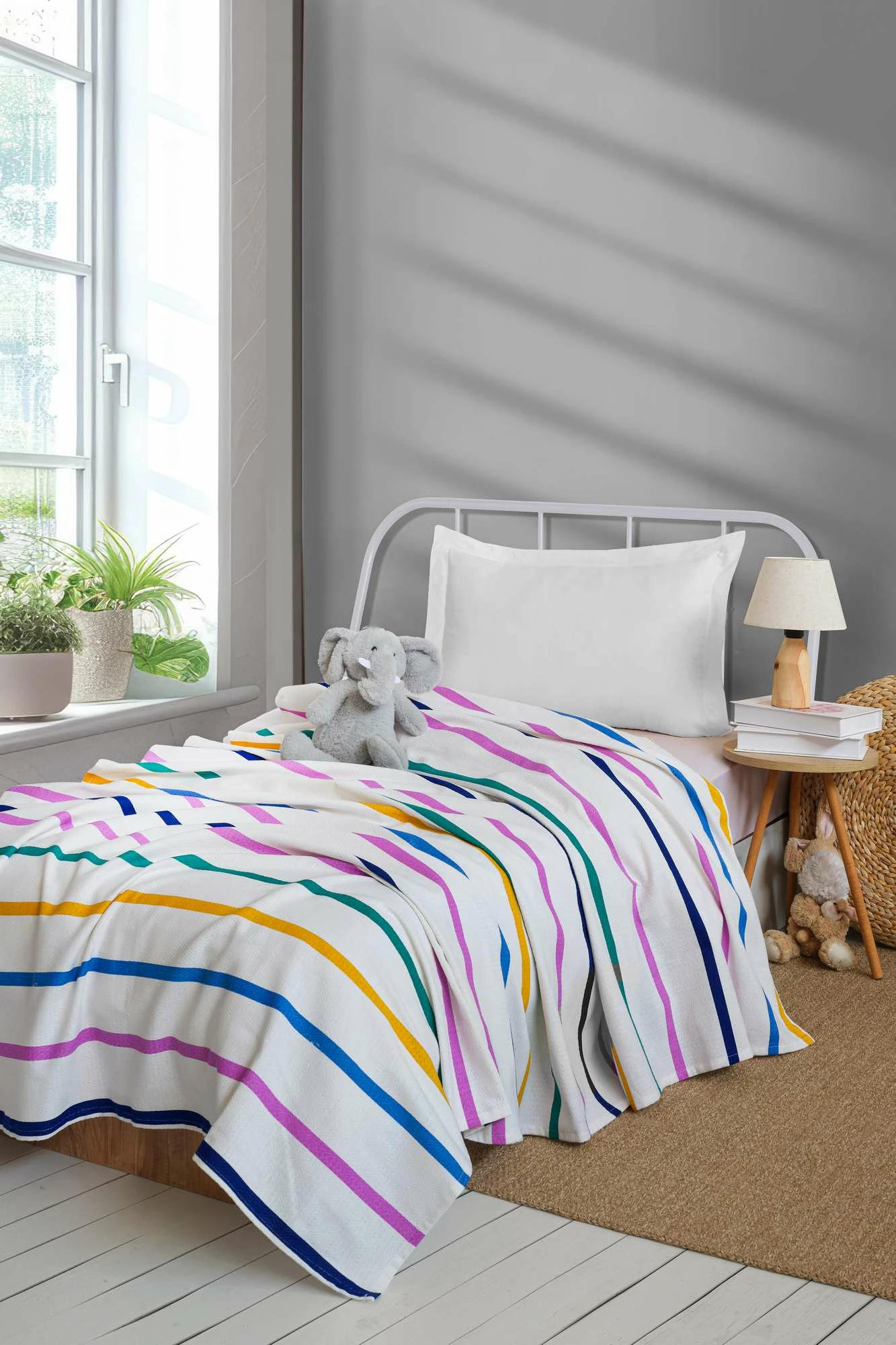 Pike teke Funny, rumeno in vijolično