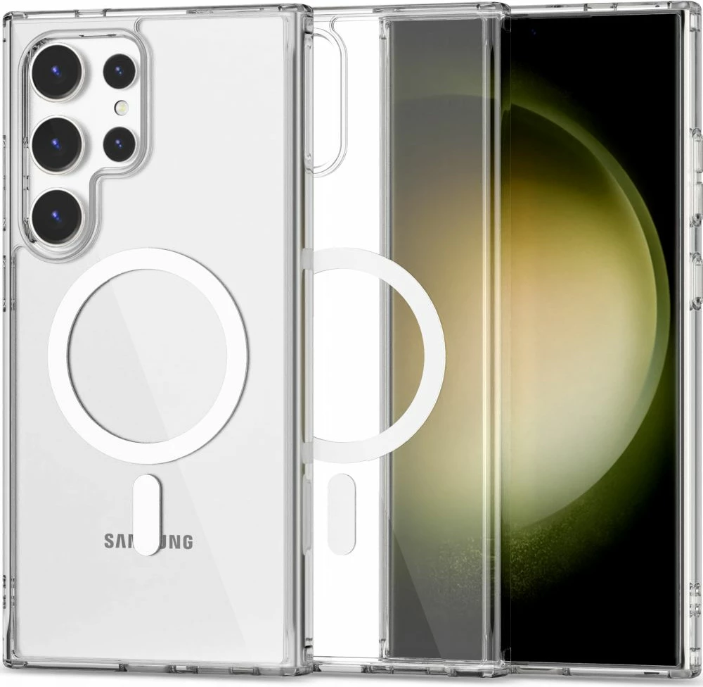 Prozoren ovitek Tech-Protect FlexAir Hybrid MagSafe za Samsung Galaxy S24 Ultra