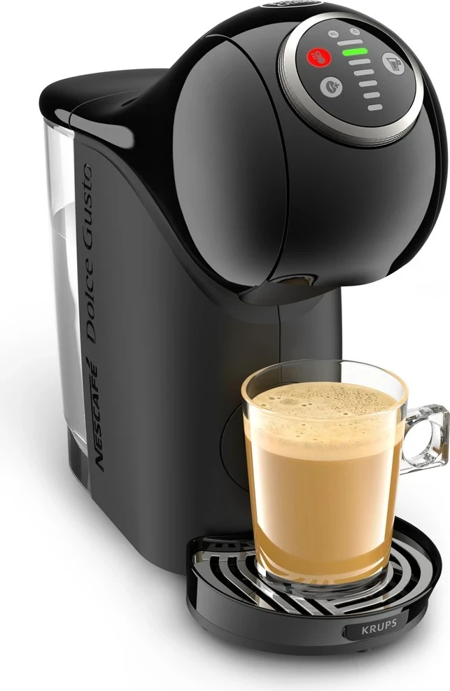 Kavni aparat Krups Genio 2 KP3408, polavtomatski, 0,8 L, črn