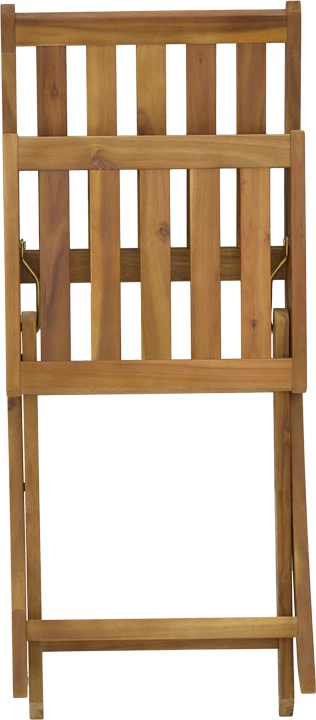 Klop za vrt iz akacije, zložen Elijie, naravna barva, 45x62x90cm