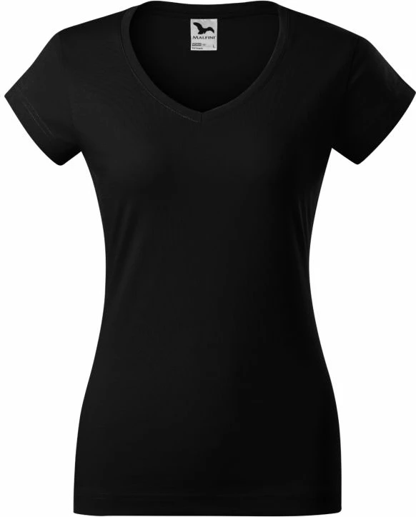 Maica z V-izrezom za ženske Adler, črna