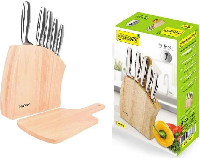 Set kuhinjskih nožev Maestro MR-1411, srebrne barve