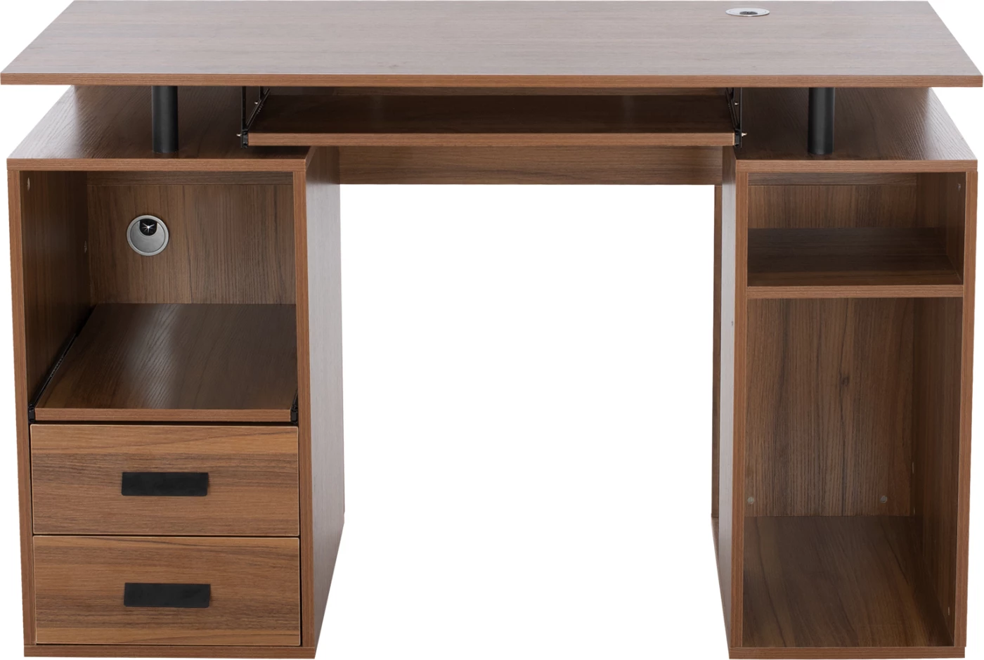 Pisarniška miza iz melamina STATUS FH2026.03 oreh 120Χ55Χ76 cm