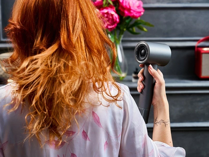 Sušilnik las Lafe Rapida, BLDC motor, 1600 W, 3 stopnje temperature, ionizacija, grafit