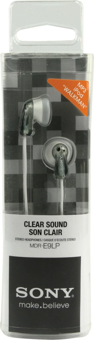 In-ear slušalke SONY MDR-E9LP, z žico, sivo-prosojne