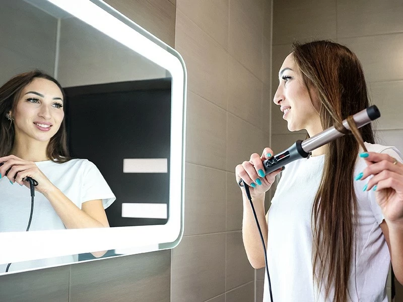 Kodralnik za lase 25 mm, Lafe Sleek & Shine Curler, črn in baker