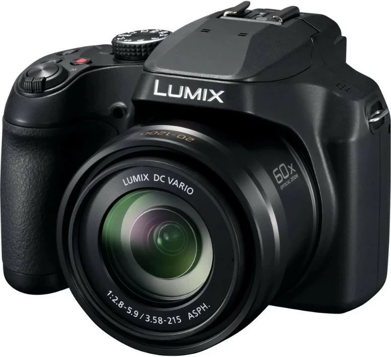 Kompaktna digitalna kamera Panasonic LUMIX DC-FZ82, 18 MP, 60x optični zoom, 4K, Wi-Fi, črna