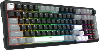 Mehanska tipkovnica Redragon ARLOKKS QMK K742, 96%, RGB, brezžično/žično, angleška, črna