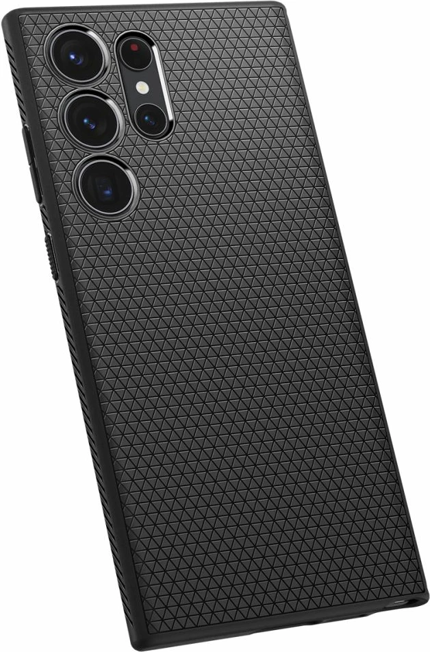 Ovitek Spigen Liquid Air za Samsung Galaxy S23 Ultra, mat črn