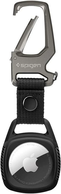 Ovitek Spigen Rugged Armor za Apple AirTag, mat črn