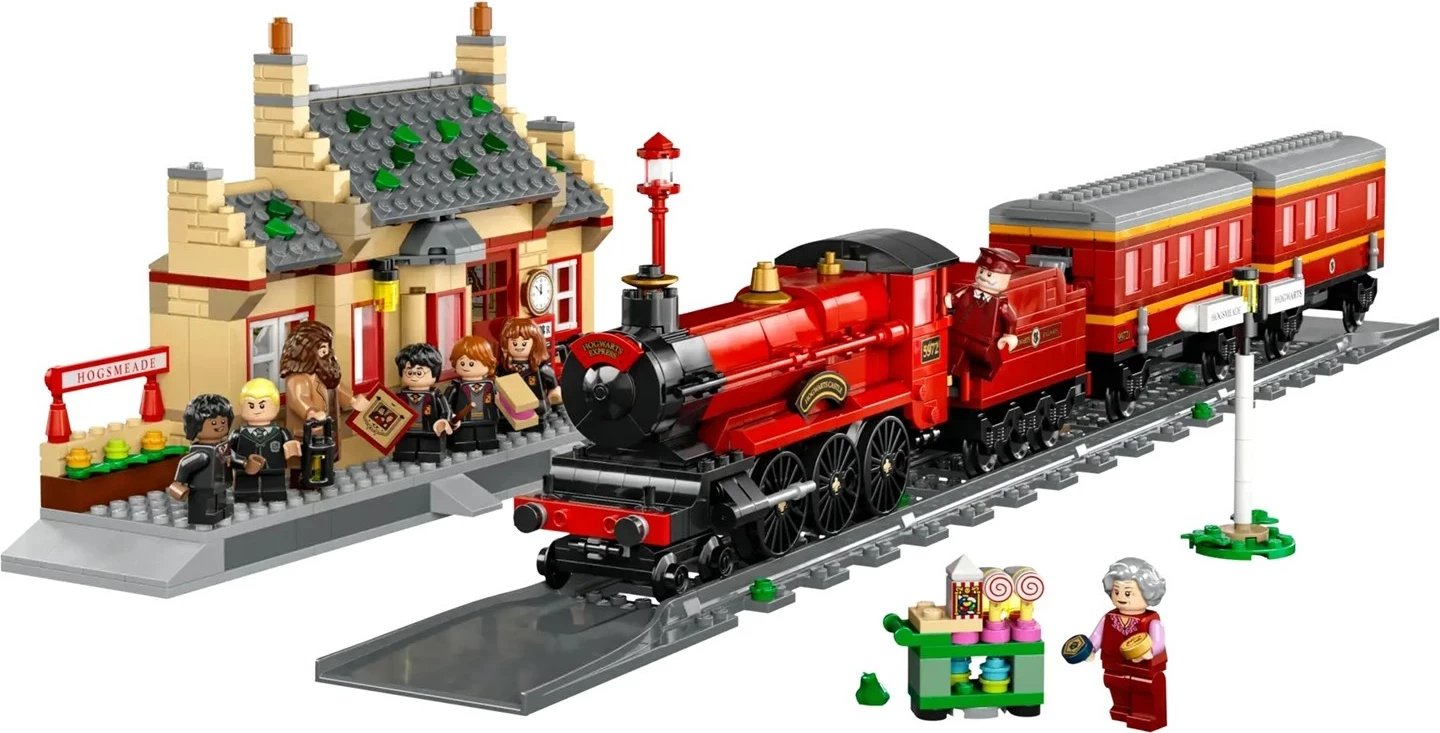 Set Hogwarts Express in postaja Hogsmeade, LEGO Harry Potter 76423, 8 minifigur