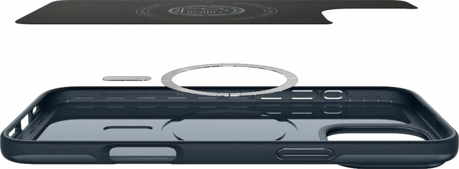Ultra tanek ovitek MagSafe za telefon iPhone 16 Pro Max, Spigen, temno siv