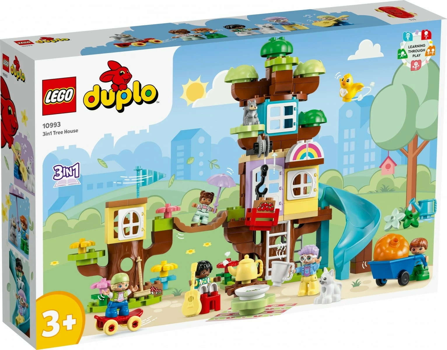 Igralni set hiša na drevesu 3 v 1, 126 kosov, za otroke, večbarven, LEGO DUPLO Tree House