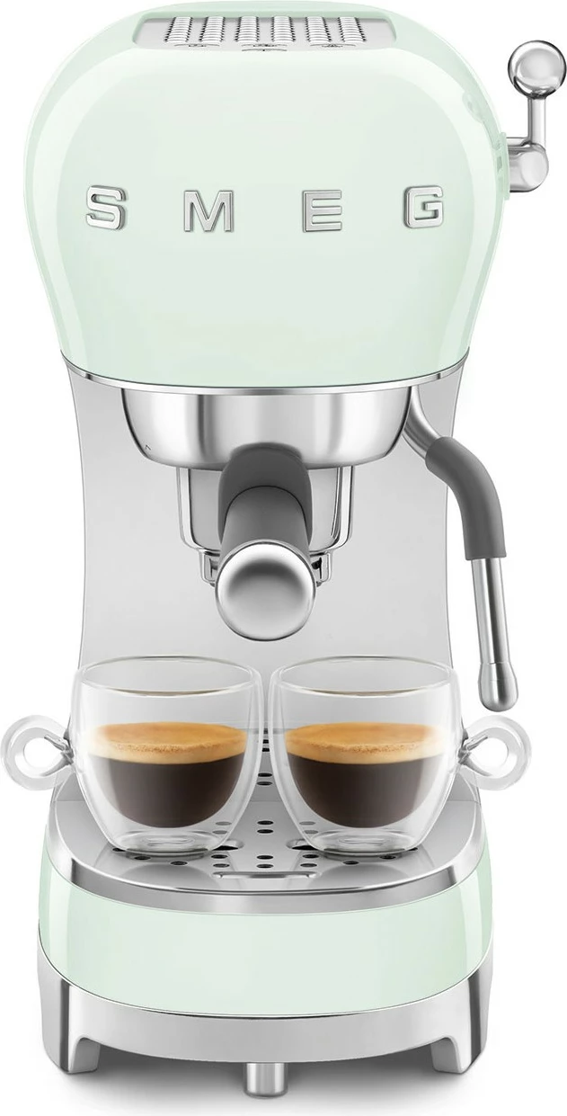 Aparat za espresso SMEG ECF02PGEU, 1,1 L, 15 bar, zelen