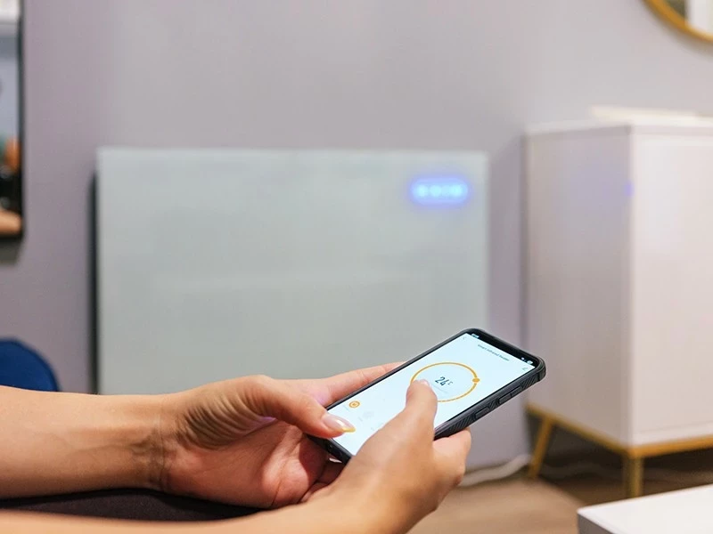 Konvektor Lafe IR ThermoSmart 500 W, pameten, bel