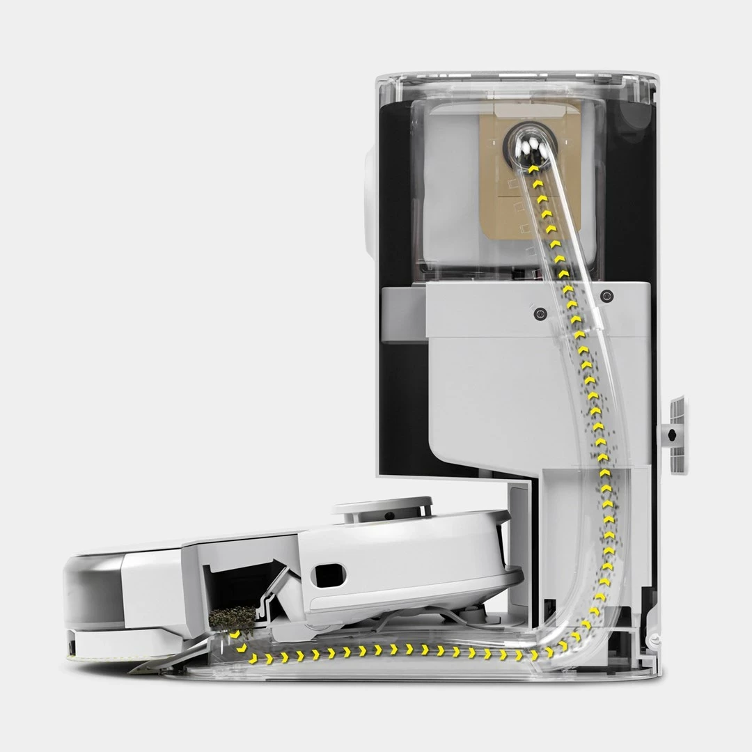 Sesalna postaja za robotski sesalnik Kärcher RCV 5, bela