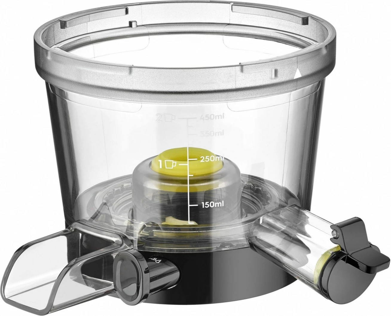 Počasen sokovnik, Amica JSM 4014, 1 l, funkcija sladoleda, inox/črn