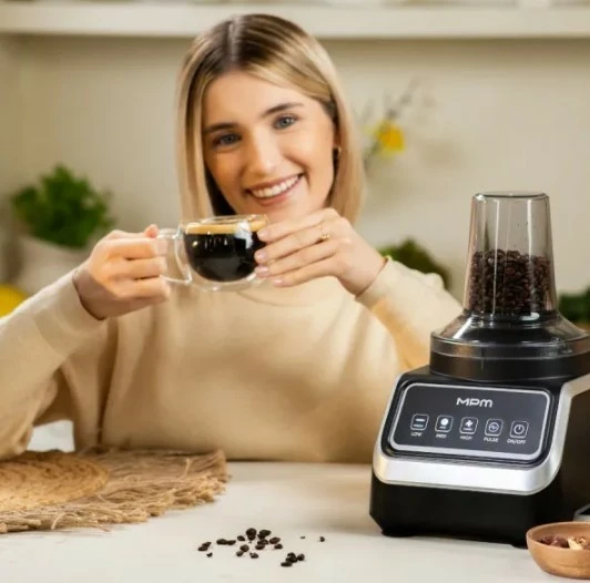 Kuhinjski robot 2600 ml, 2000 W, črn/srebrn MPM MRK-27