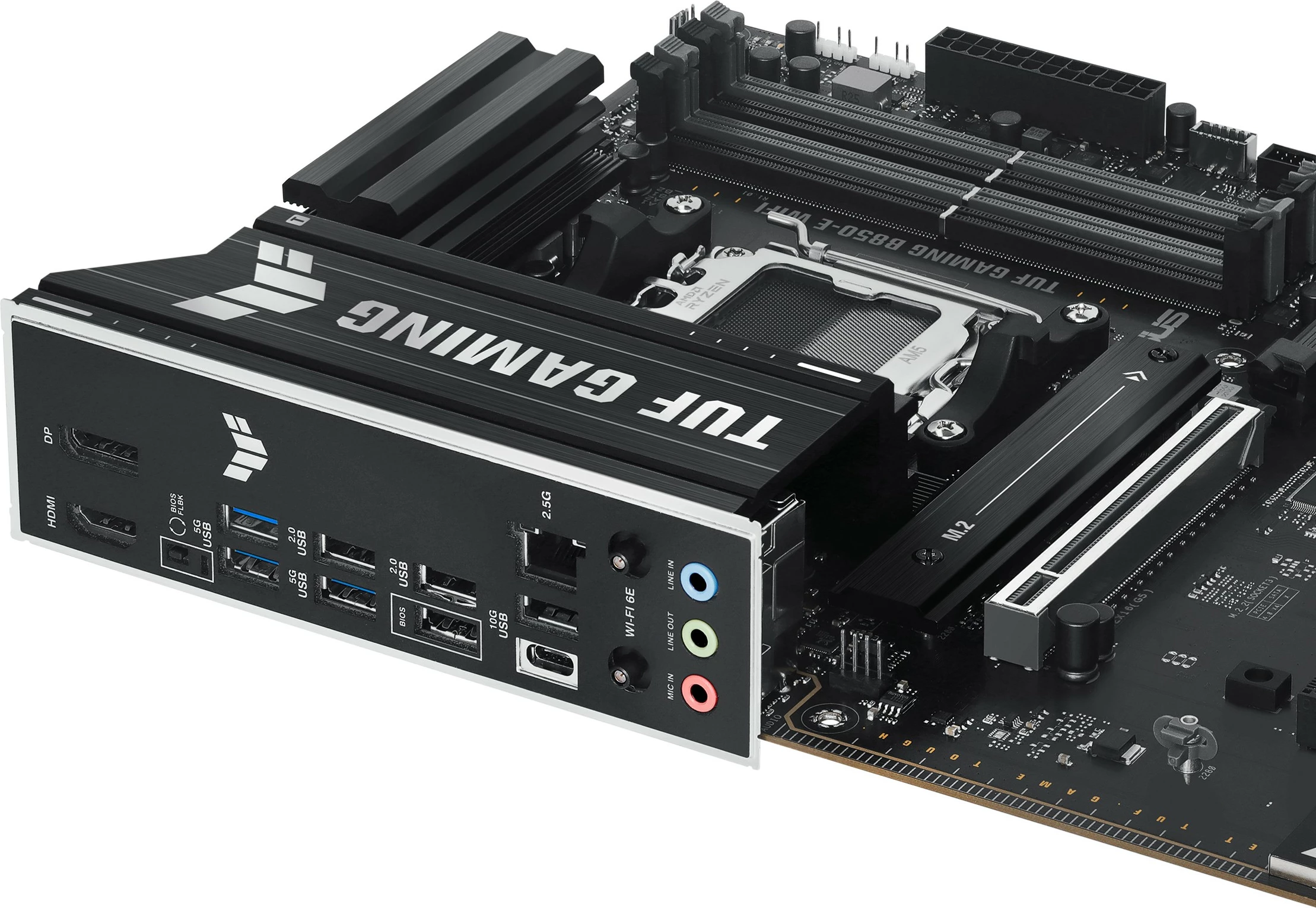Matična plošča ASUS TUF GAMING B850-E WIFI, AMD Socket AM5, DDR5, ATX, črna