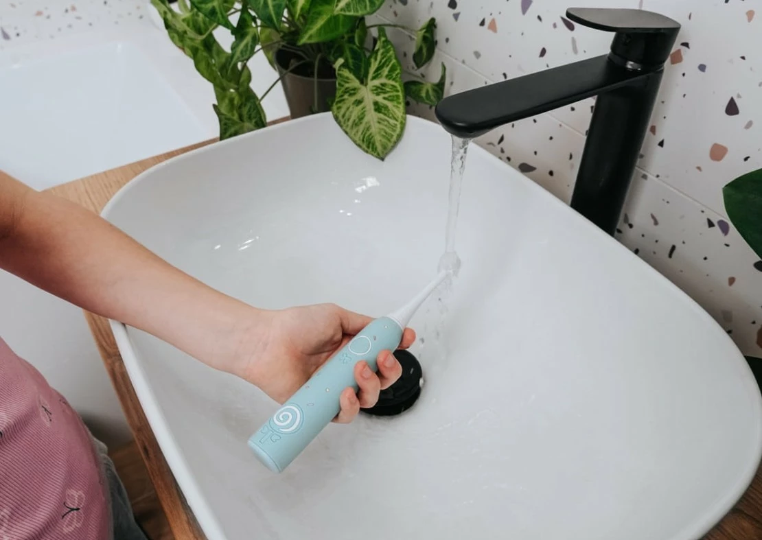 Električna zobna ščetka za otroke, Concept KIDO SMILE ZK6020, modra, 4 glave