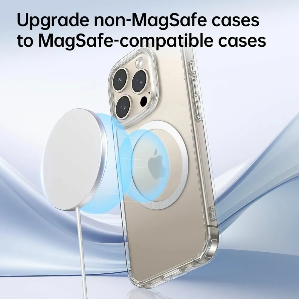 Magnetni obroč 2-v-1 z MagSafe, Tech‑Protect MMP-110, srebrno-črn, set 2 kosa