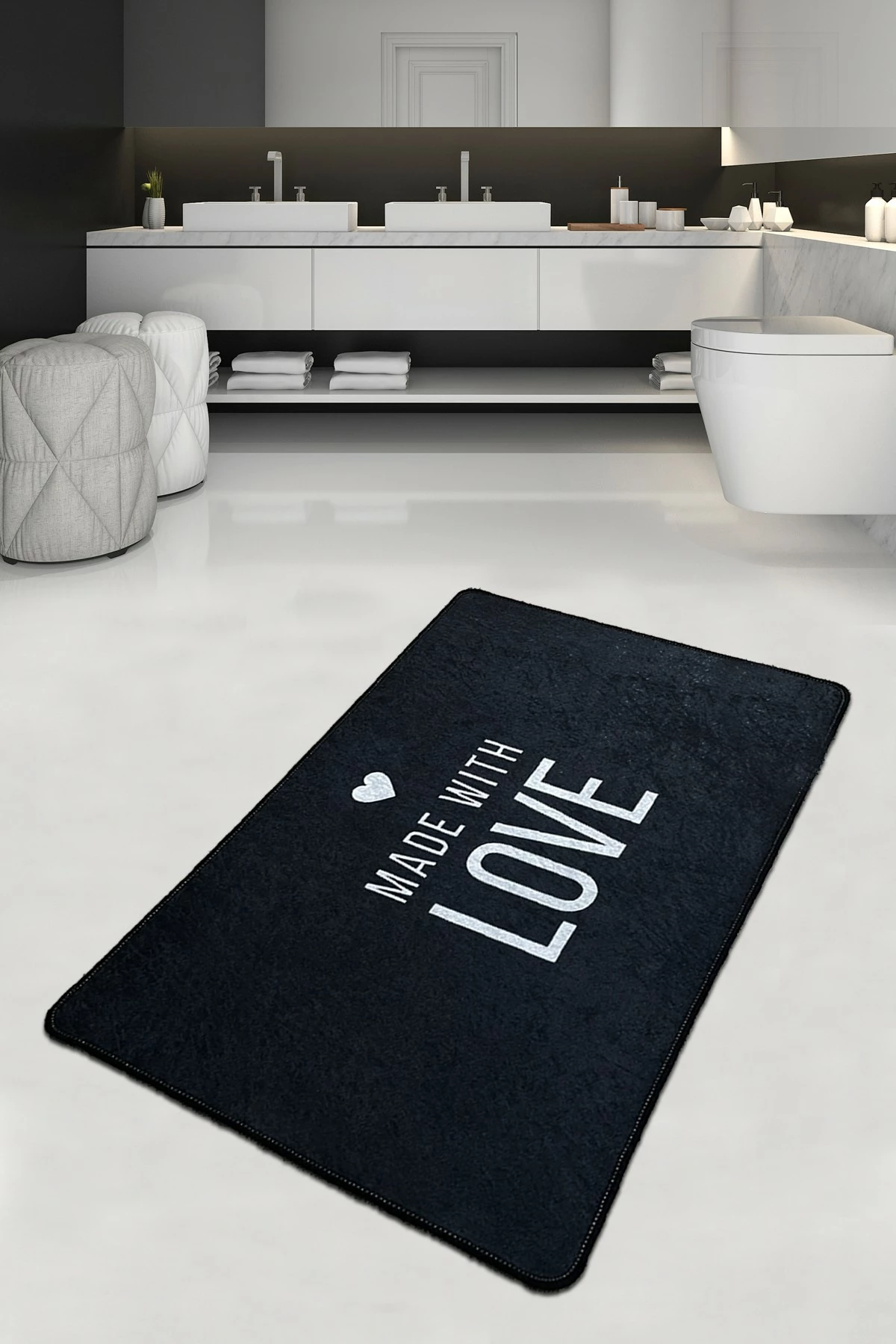 Tapison za kopalnico Con Amore Djt Mijölnir, 80 x 100 cm