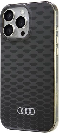 Ovitek za telefon z IML vzorcem šivov, MagSafe, za iPhone 16 Pro Max 6,9", Audi, črn