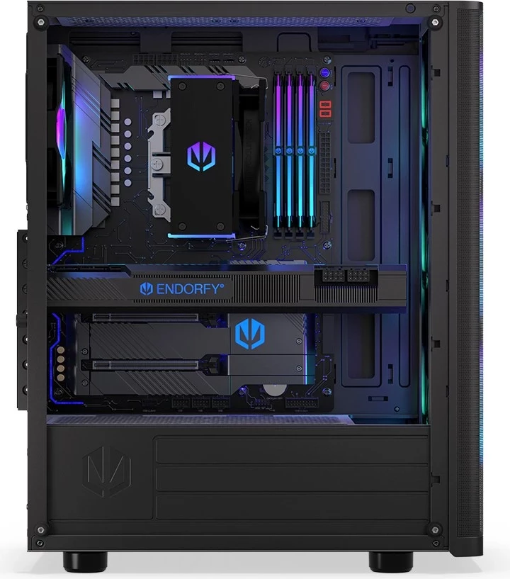 Kasa Endorfy Ventum 200 ARGB, črna