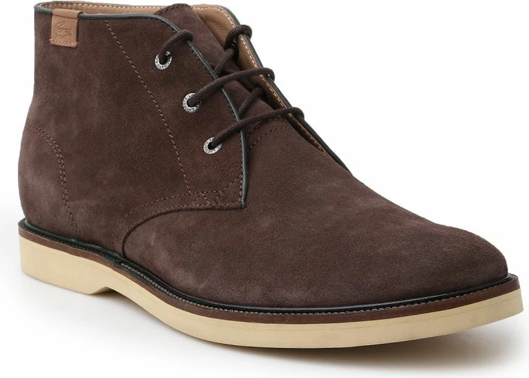 Visoke moške čevlje Lacoste, rjave