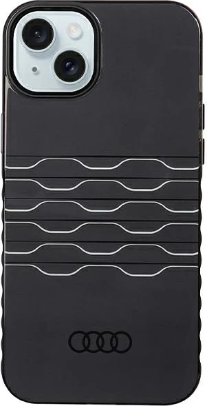 Ovitek MagSafe za iPhone 15 Plus / 14 Plus, Audi IML, črn