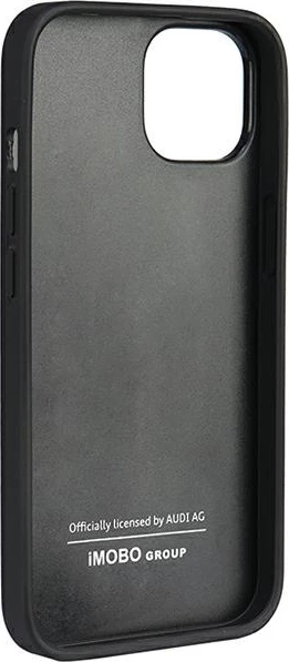 Ovitek iz pravega usnja za iPhone 12/12 Pro 6,1", Audi, črn