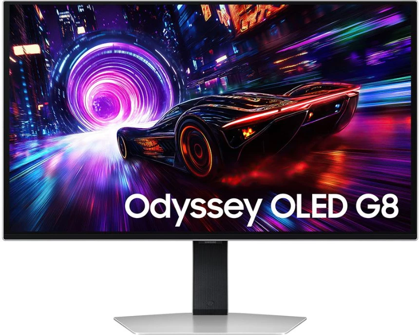 Gaming monitor OLED 32" Samsung Odyssey G8 S32FG810SU / LS32FG810SUXEN, srebrn