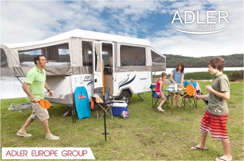 Mini pralka Adler AD 8051, 3 kg pranje, 1 kg ožemanje, program 15 min, bela/modra