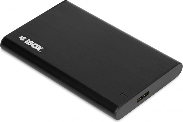Zunanji nosilec za HDD/SSD 2,5'', iBox HD-05, črn