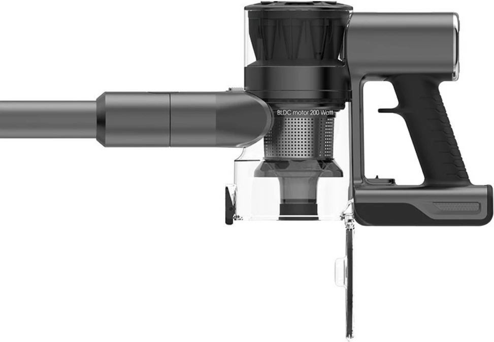 Pokončni brezžični sesalnik Lafe PowerGlide 200W BLDC, 22 kPa, 0,5 L, do 35 min, 2200 mAh, črn