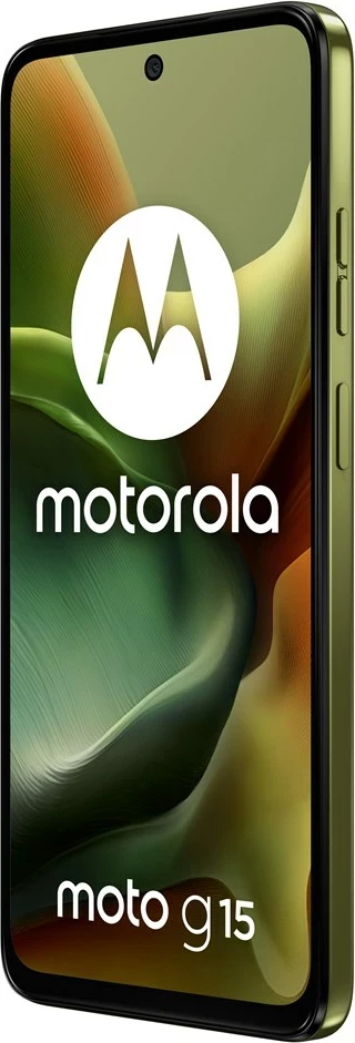 Pameten telefon, Motorola moto g15, 6,72", 8 GB RAM, 256 GB, Android 15, zelen