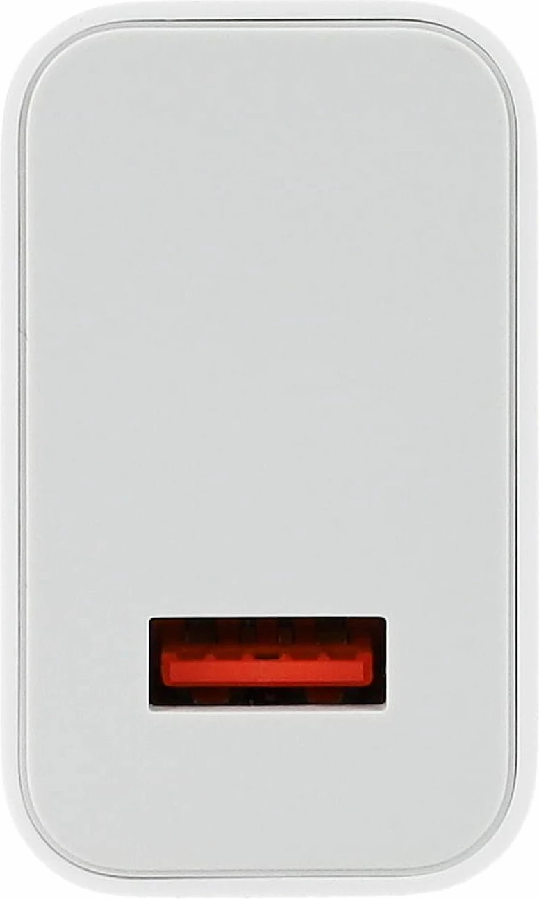 Stenski polnilnik 33W, 1x USB-A z USB-C kablom 3A Xiaomi MDY-16-EF, EU vtič, bel