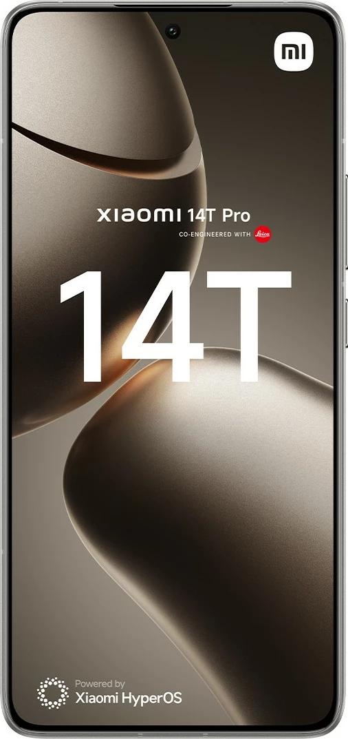 Pametni telefon 6,67", 12+512 GB, 5G, dvojna SIM, titan sivi Xiaomi 14T Pro