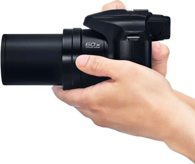 Kompaktna digitalna kamera Panasonic LUMIX DC-FZ82, 18 MP, 60x optični zoom, 4K, Wi-Fi, črna