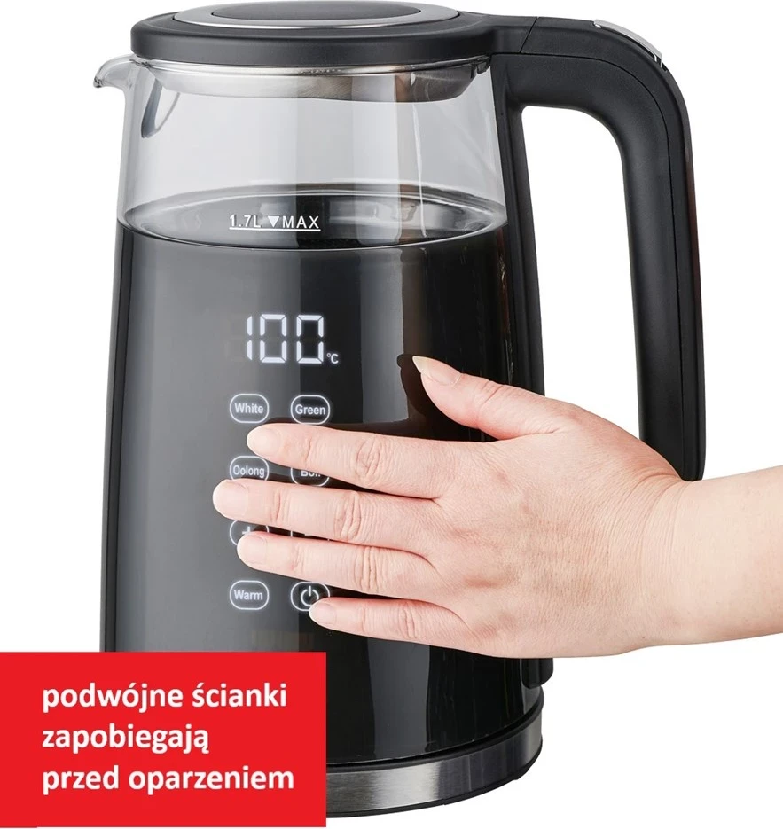 Električni ibrik Maestro MR-049, črn