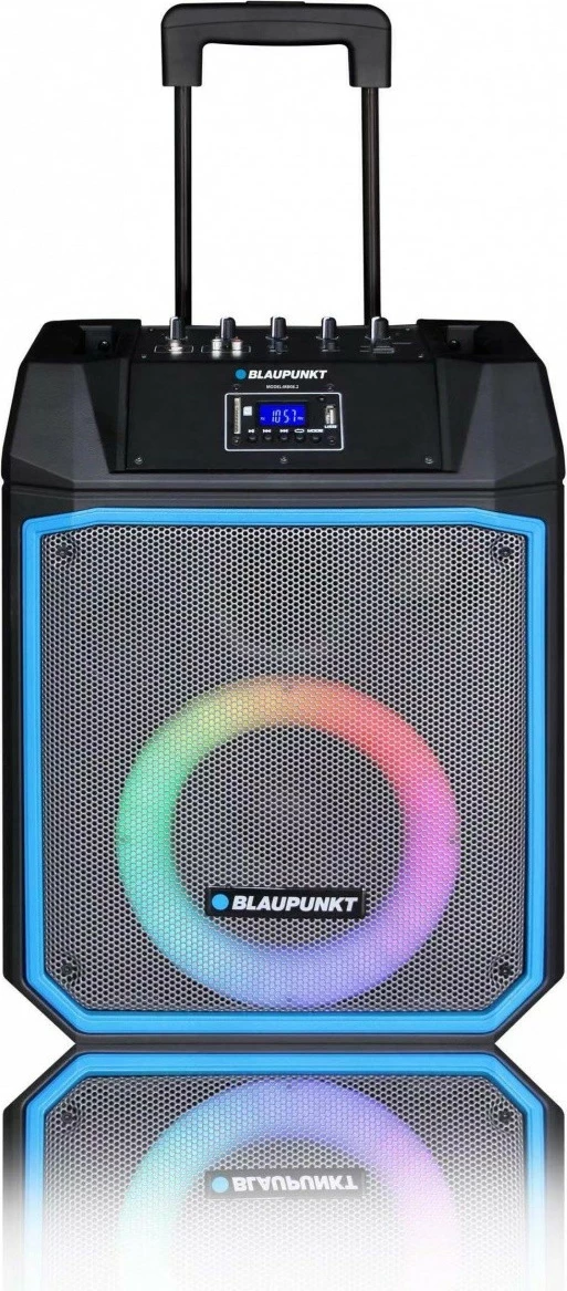 Zvočni sistem z Bluetooth, karaoke, LED, 600 W, črn, z mikrofonom Blaupunkt MB08.2