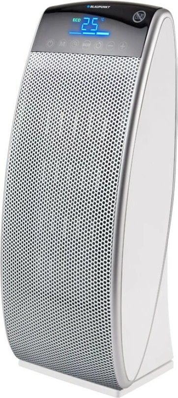 Grelec z ventilatorjem Blaupunkt FHD601, 2000 W, elektronski termostat, časovnik, nihanje, za prostore do 25 m², srebrno/belo