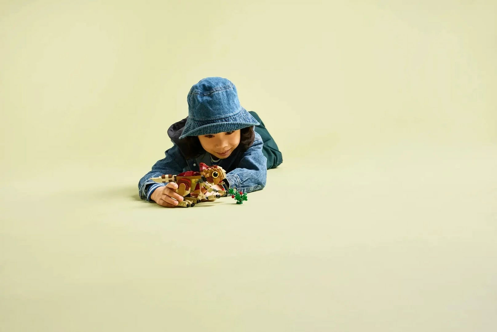 Model majhnega dinozavra Dolores Aquilops, LEGO Jurassic World 76970